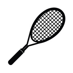 tennis racket isolated on white