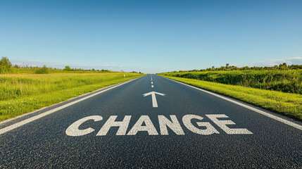 Change improvement motivation and success concept of business goal achievement and challenge for successful startup 