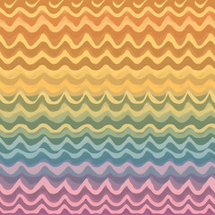 Calming Water Color Gradient Waves in Ombre Pattern Artistic Design for Backgrounds and Wallpapers