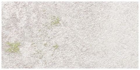 Fototapeta premium Crack damaged old wall grange, abstract texture destroyed wall white and grey color splat isolated distress background