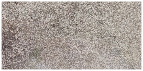 Fototapeta premium Crack damaged old wall grange, abstract texture destroyed wall white and grey color splat isolated distress background