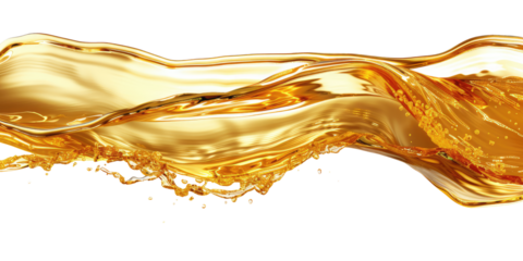 Liquid Gold Wave On Black, Luxury Shine Backdrop. Elegant Gold Background For Banner Or Promotion.