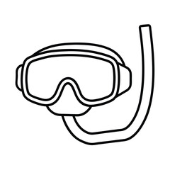 vector illustration of a mask