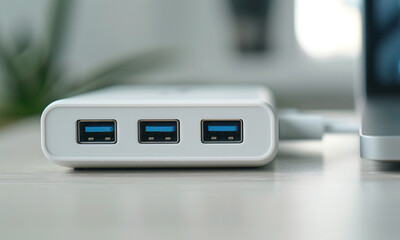 QC 3.0 fast charging adapter with USB and Type-C PD ports for rapid and efficient smartphone charging, compatible with multiple devices