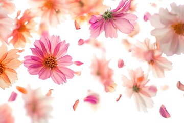 Fototapeta premium Spring flowers backgrounds blossom nature.