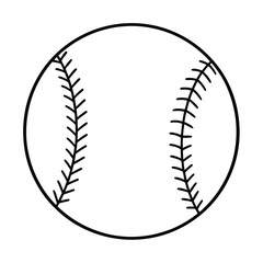 baseball ball vector illustration
