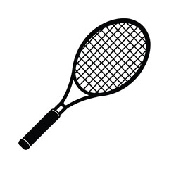 tennis racket and ball isolated