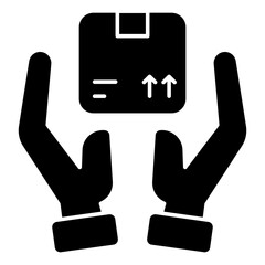 Premium download icon of parcel care