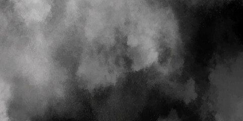 Abstract white and gray isolated cloud cumulus clouds. Gray aquarelle painted realistic fog or mist smoky textured canvas design. White and ash messy wall stucco texture background.	
