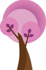 pink flower on a branch