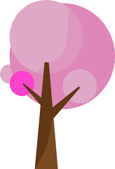 vector illustration of an abstract tree