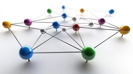 an image of a network diagram, showcasing connections between different business entities.