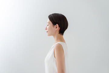Fototapeta premium 女性 スキンケア