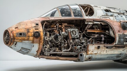 Vintage Spaceship Reveal: Futuristic Machinery Exposed