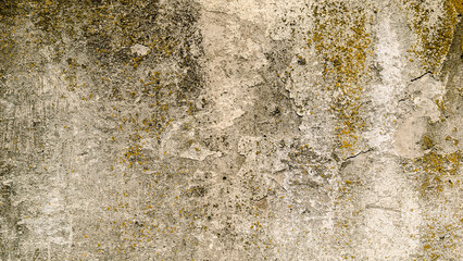 texture old concrete wall with remnants of plaster