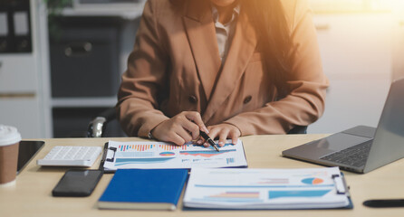 business documents businessman check legal document review Prepare documents or analysis reports,...