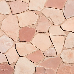 Flagstone Texture Natural Pattern of Interlocking Slabs Decorative Surface Stone Material Detail