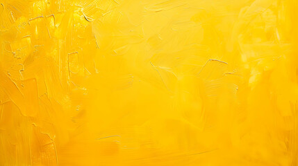 Vibrant yellow abstract texture with brush strokes, evoking energy and warmth for creative use