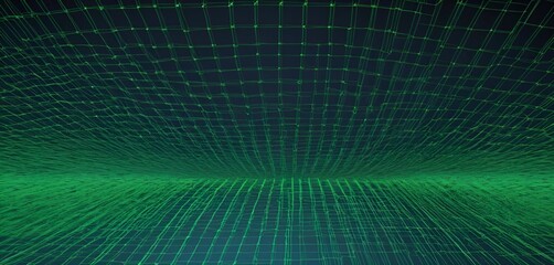 Naklejka premium Unique green background image, light, line, texture banner