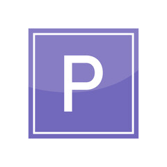 Parking icon vector illustration