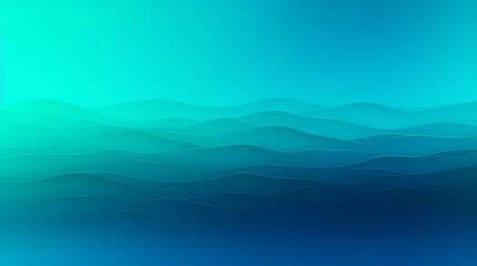 Calm and Serene Abstract Ocean Waves in Beautiful Blue Tones