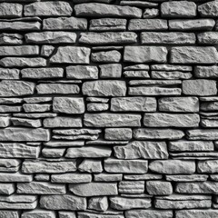 Obraz premium Stone wall background, Stone texture wallpaper, Vintage stone Wall Texture with Spotlight Effect