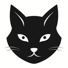 black cat face