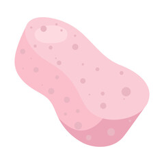 Bath sponge icon. Soft, porous sponge for cleaning, exfoliating, and skincare in personal hygiene routine