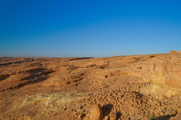Lo spettacolare Canyon di Djebel Sidi Bouhlel dove sono state girate alcune scene di Guerre Stellari, nella provincia di Tozeur, Tunisia