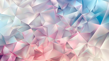 Abstract geometric pattern with soft pastel colors creating a serene and modern backdrop