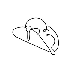 one line cannoli cream