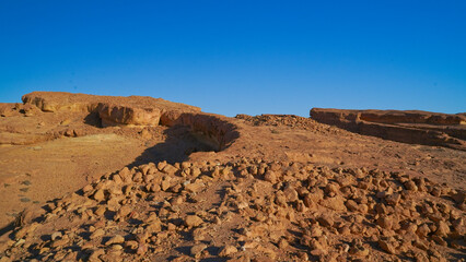 Lo spettacolare Canyon di Djebel Sidi Bouhlel dove sono state girate alcune scene di Star Wars, nella provincia di Tozeur, Tunisia