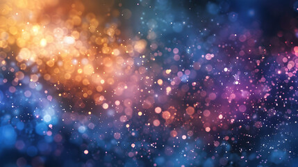 Vibrant abstract background with colorful bokeh lights creating a dreamy atmosphere (3)