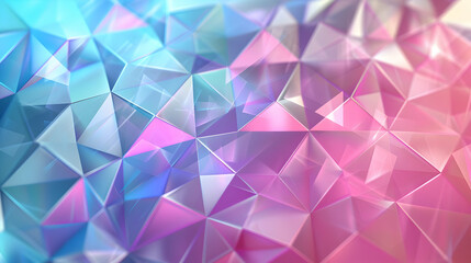 Fototapeta premium Colorful abstract geometric pattern with sharp triangular shapes and gradient hues