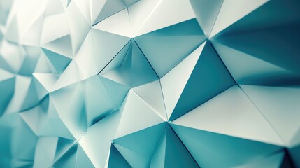Abstract D polygonal wall background with a futuristic sculptural pattern, great for digital and high-tech visuals.
