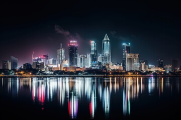 Fototapeta premium City architecture waterfront cityscape.