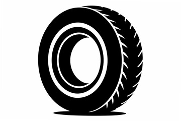 tire  silhouette  vector