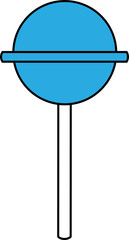 Blue lollipop and Red lollipop