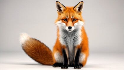 Obraz premium A close-up photograph of a red fox with its head and body cropped out of frame.