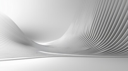 Fototapeta premium Flowing Curves Create Harmony in Abstract Design