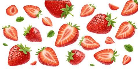 Sweet Symphony: The Vibrant Strawberry Ensemble
