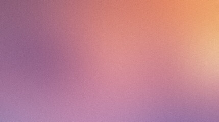 Abstract gradient with soft purple and orange hues, noise effect and grain texture