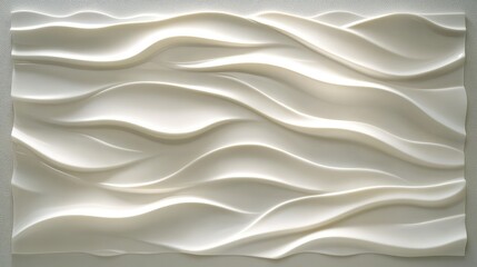 Obraz premium Soft glowing white wall background with diffused light effects, adding a modern and elegant atmosphere.