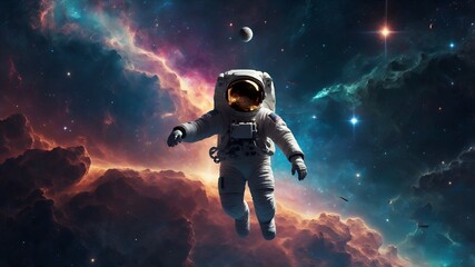 astronaut in space