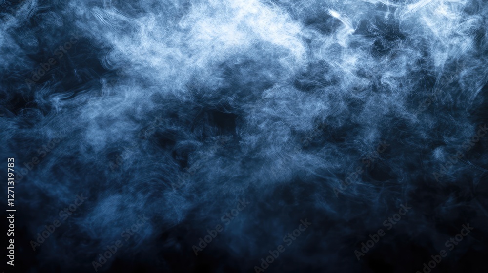 Poster whisps of smoke moving in different directions, creating a mysterious atmosphere with open space for