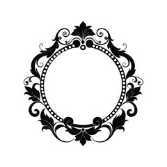 vintage floral frame