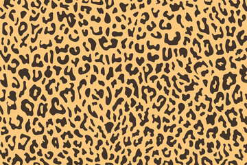 Leopard print. Leopard pattern. Animal leopard skin background with black and brown spots