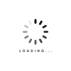 loading icon vector