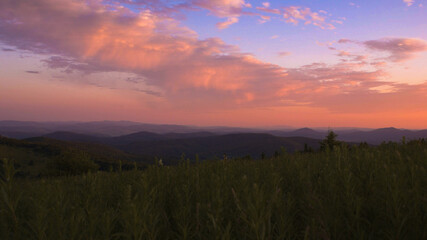 Obraz premium sunrise in the mountains