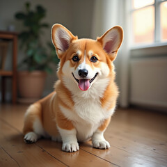 corgi dog portrait
